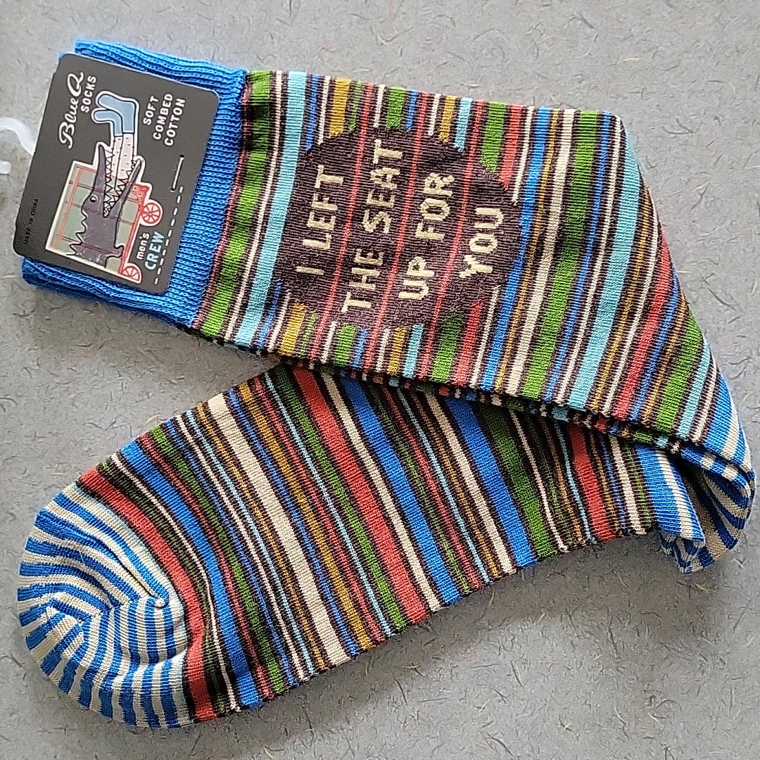 Blue Q Mens Crew Socks